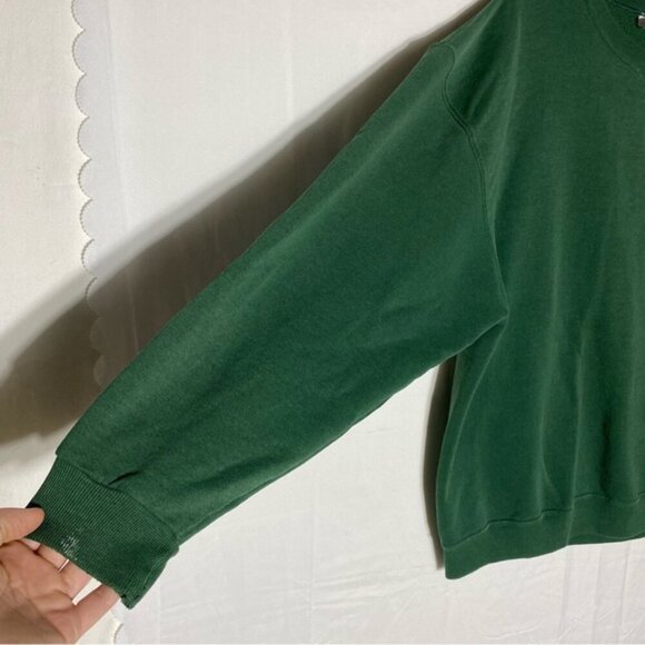 Vintage Russell Athletic Green University Of Alberta Crew Neck Sweatshirt XL - Picture 11 of 16